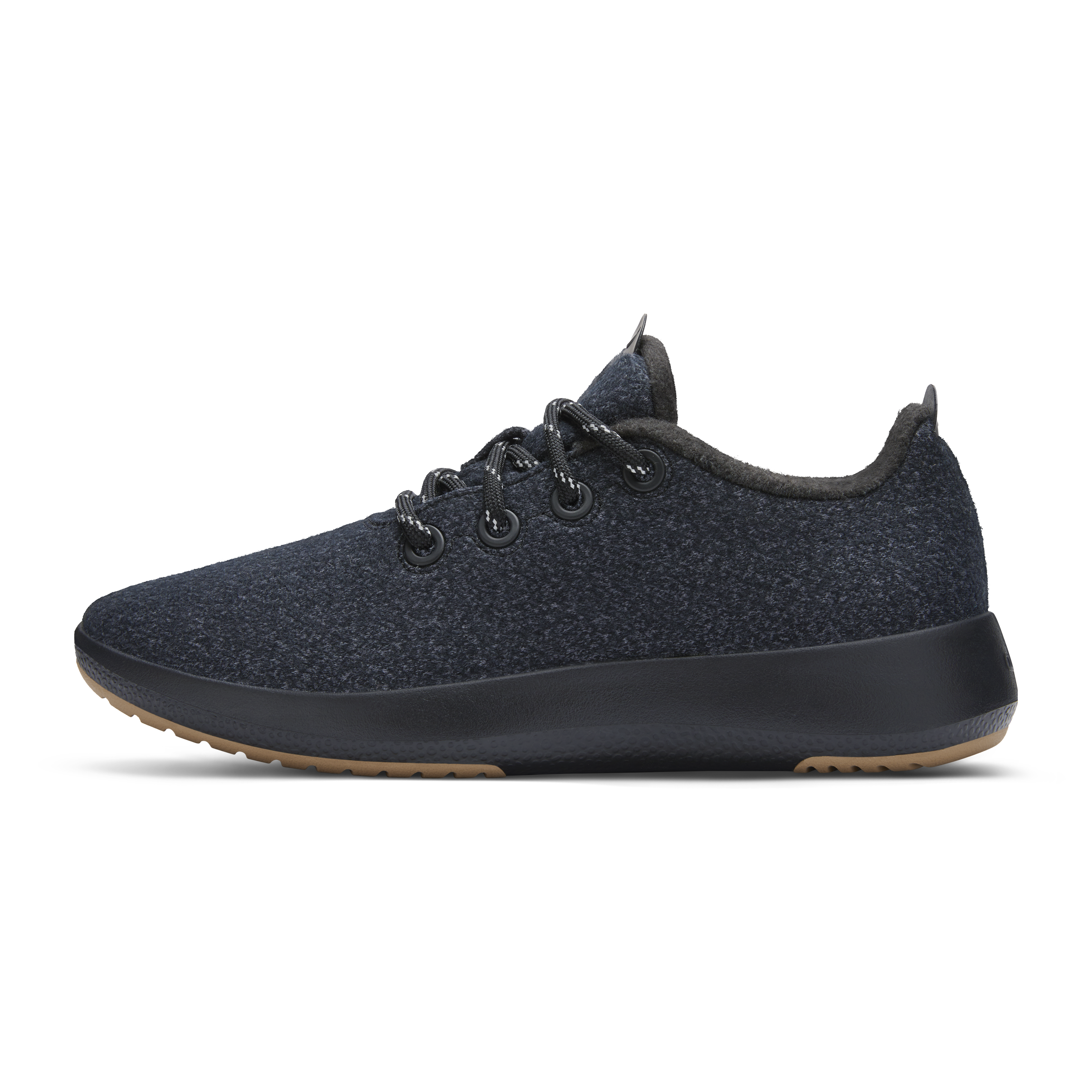Women's Wool Runner-up Mizzle - Natural Black (Rugged Khaki Sole)