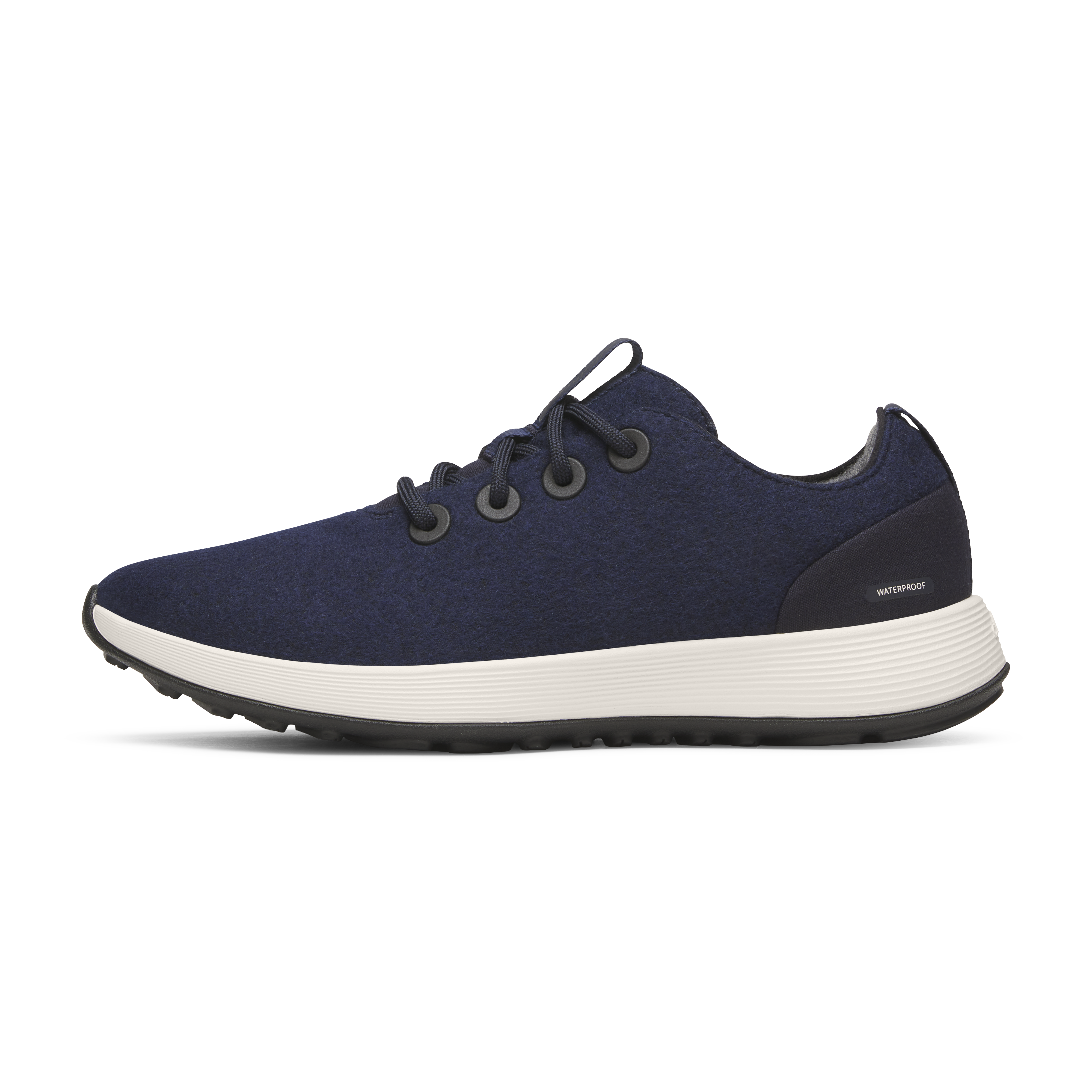 Men's Wool Runner NZ Waterproof - Dark Navy (Natural White Sole)