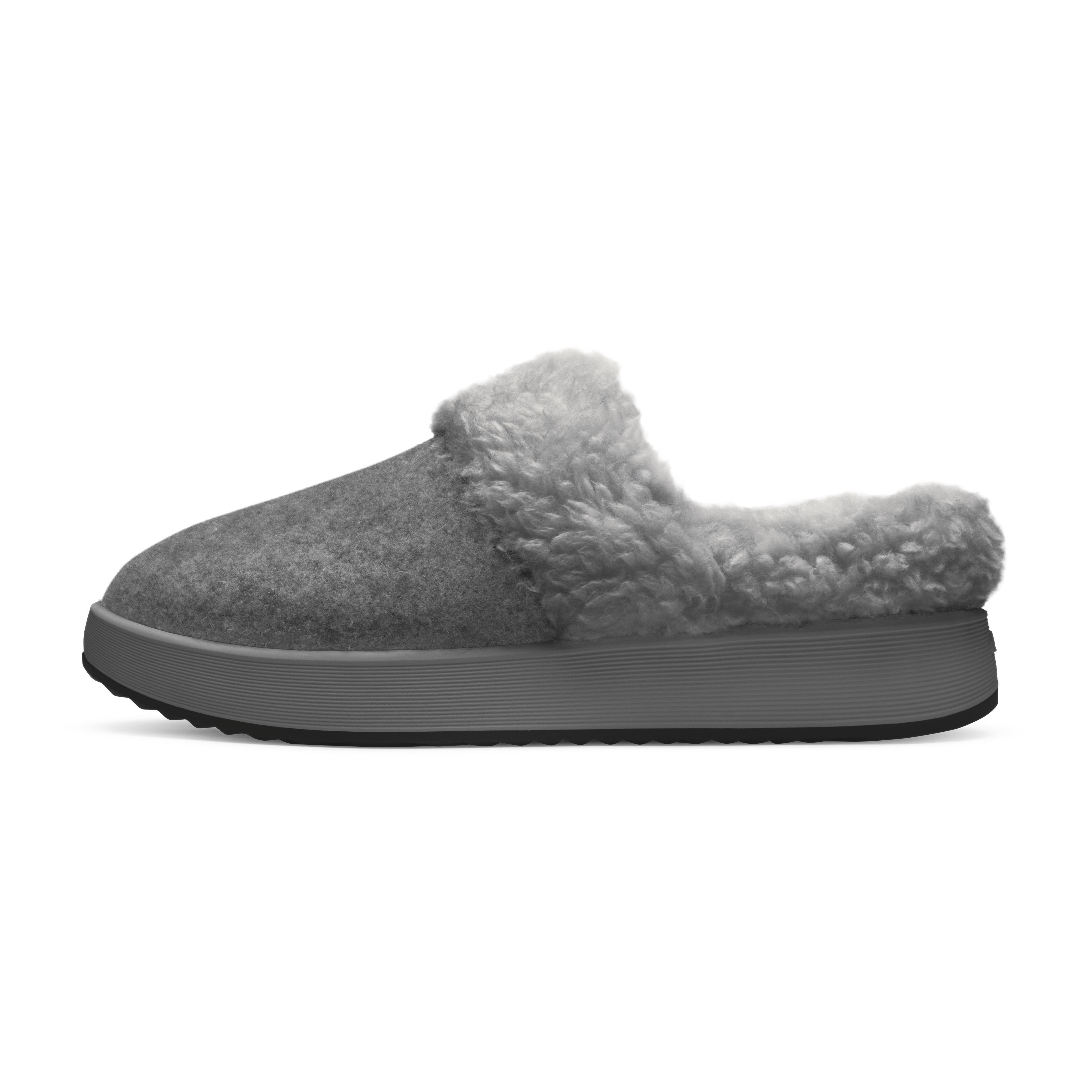 Women's Kiwi Slipper - Medium Grey (Pebble Grey Sole)