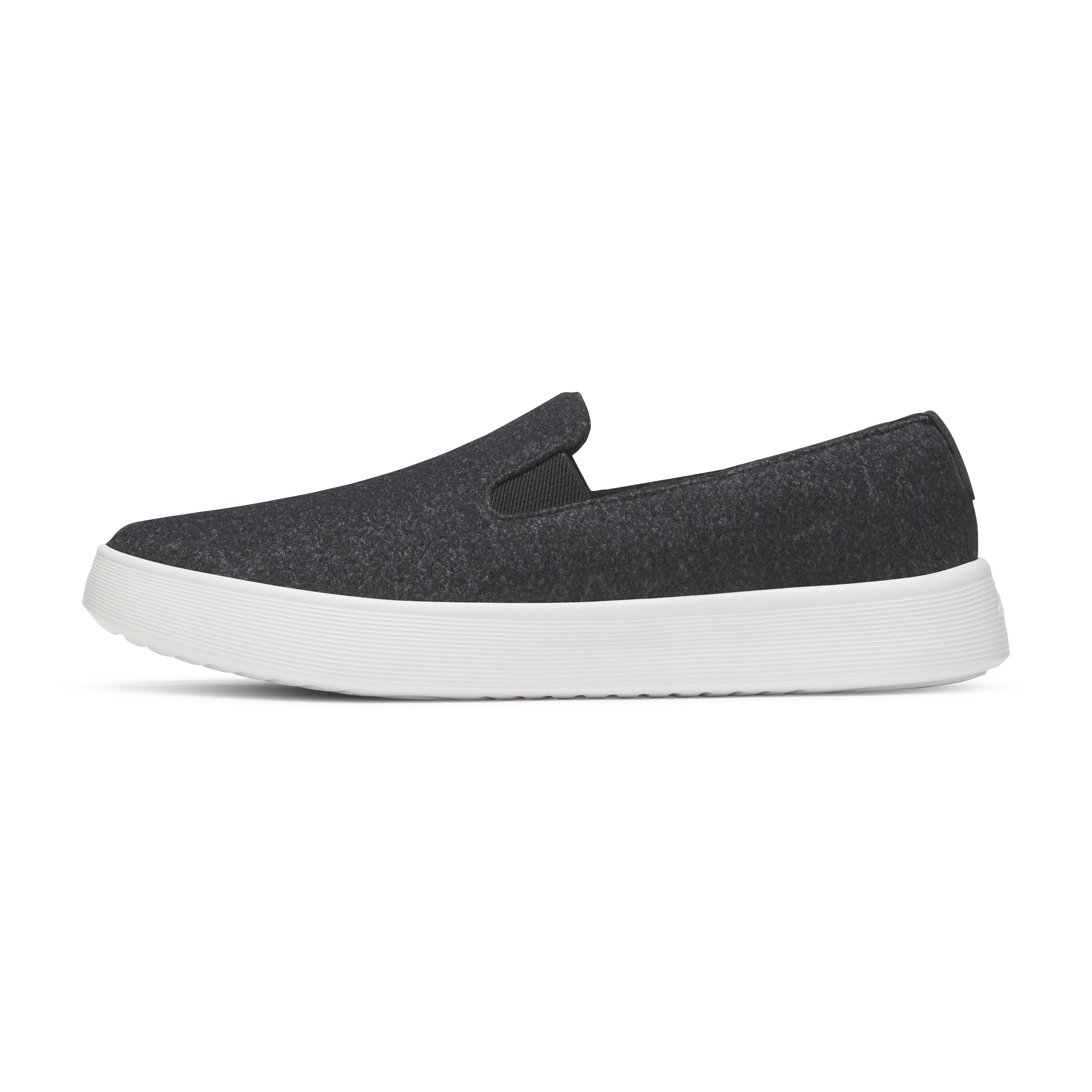 Men's Wool Cruiser Slip On - Natural Black (Blizzard Sole)